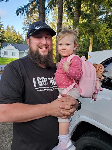Customer photo review of Personalized Ballerina Doll Backpack