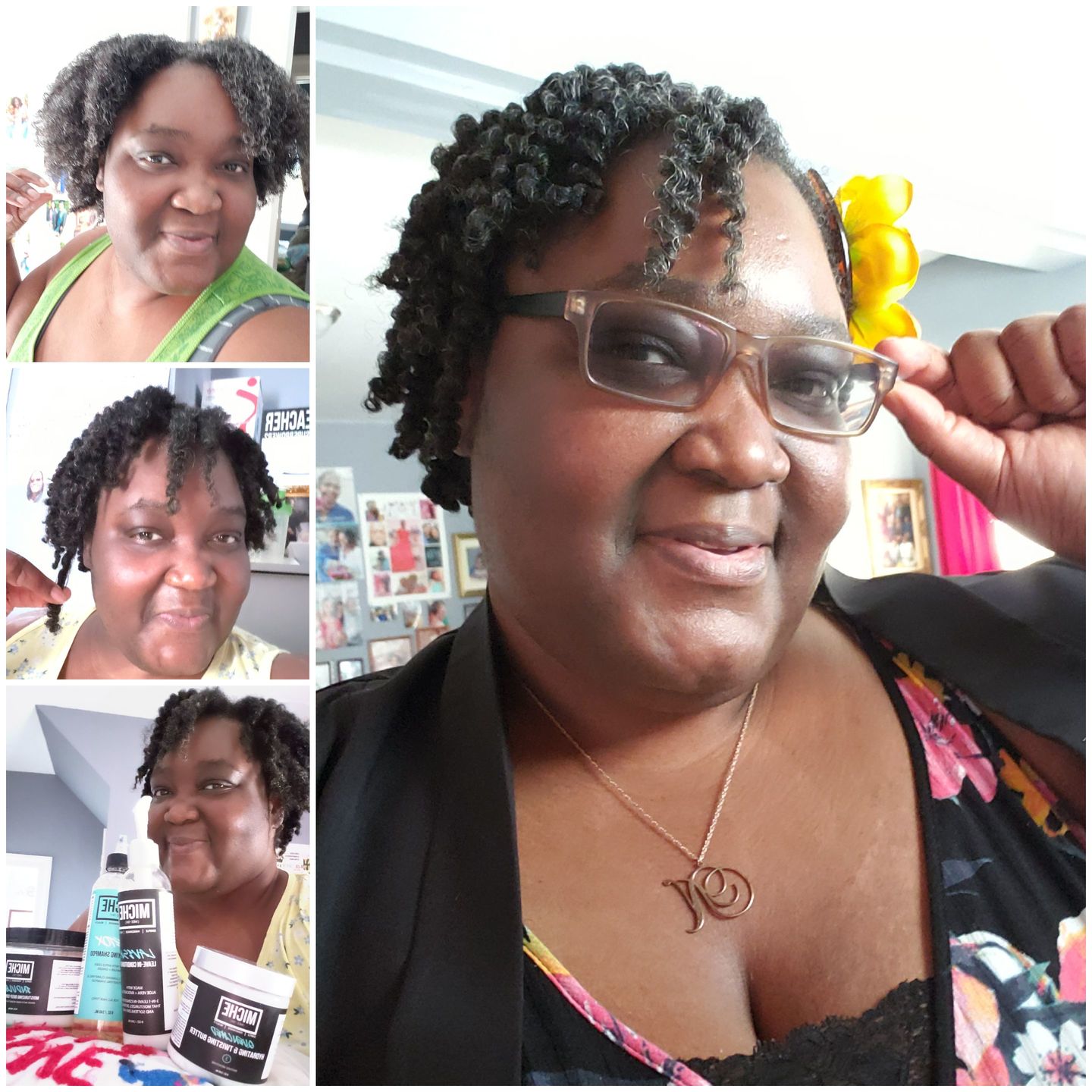 Customer photo review of QUENCHED Hydrating & Twisting Butter