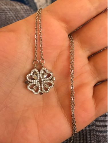 Customer photo review of Collana Quadrifoglio Cuore