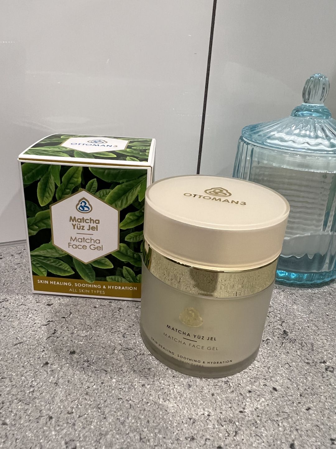 Customer photo review of Matcha Face Gel 55ml