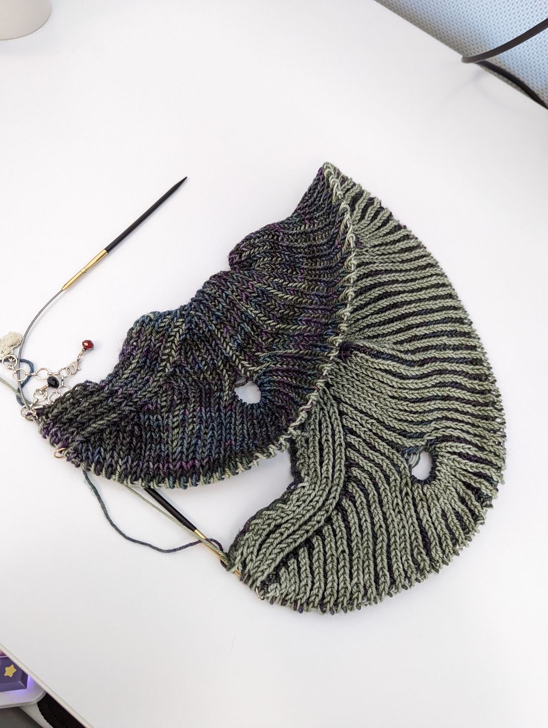 Customer photo review of Malabrigo Sock Merino Knitting Yarn
