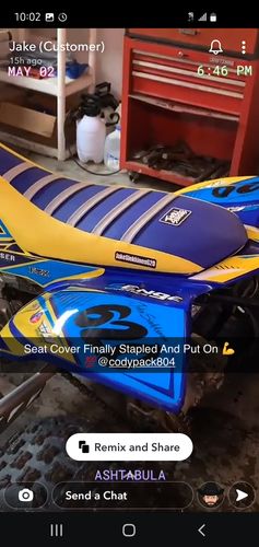 Customer photo review of Custom Gripper Seat Cover
