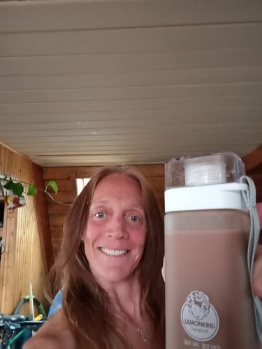Customer photo review of 3 Day FAT-BURN Latte Cleanse, Vegan Meal Replacements (15 Lattes) + Bottle