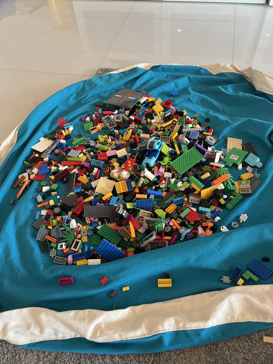 Customer photo review of Ocean Blue Original Play Pouch