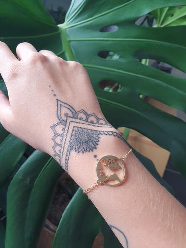 Customer photo review of World Bracelet