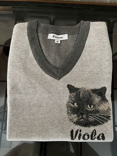Customer photo review of Custom Pet Sweater Vest (pre-sale)