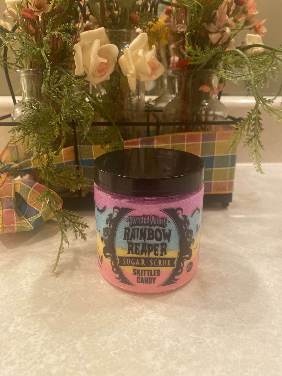 Customer photo review of Rainbow Reaper Sugar Scrub