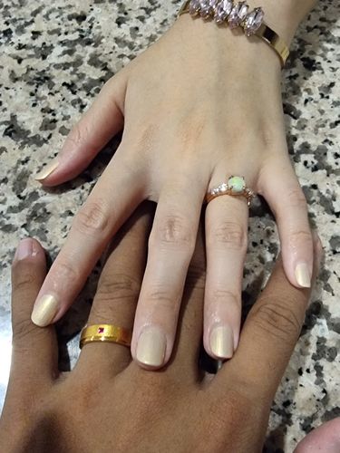 Customer photo review of Kratos Men’s Engagement Ring