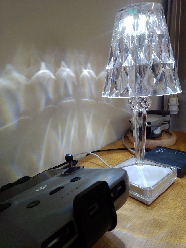 Customer photo review of Mantar Crystal™ Cordless Table Lamp