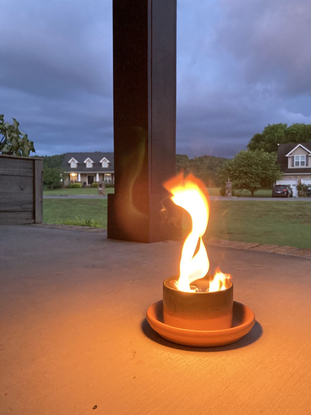 Customer photo review of The Outdoor Candle - Citronella