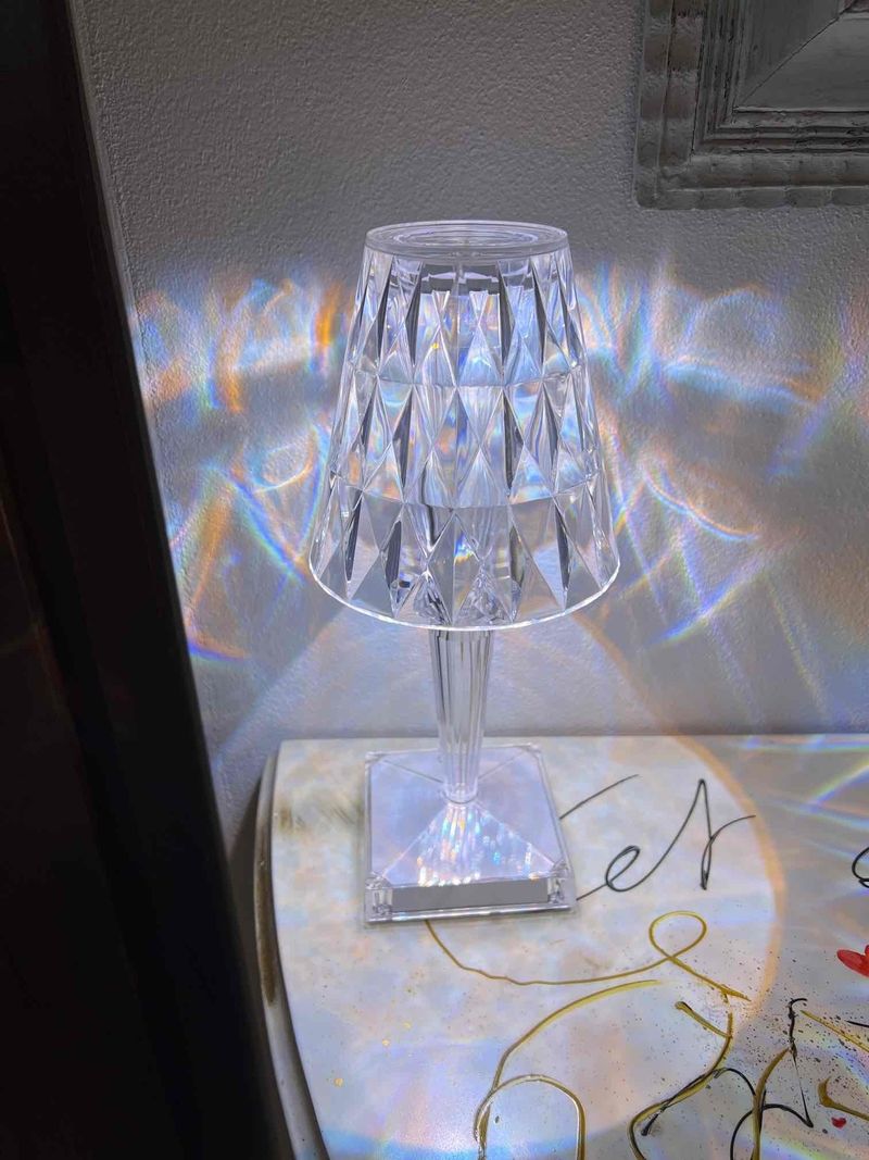 Customer photo review of Mantar Crystal™ Cordless Table Lamp