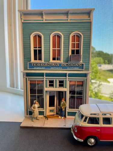 Customer photo review of Banta Modelworks 6149 Union Bank Front, O Scale
