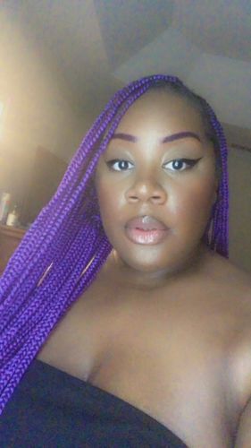 Customer photo review of OUTRE SYNTHETIC PRE STRETCHED ULTRA BRAID - XPRESSION 3X 52"