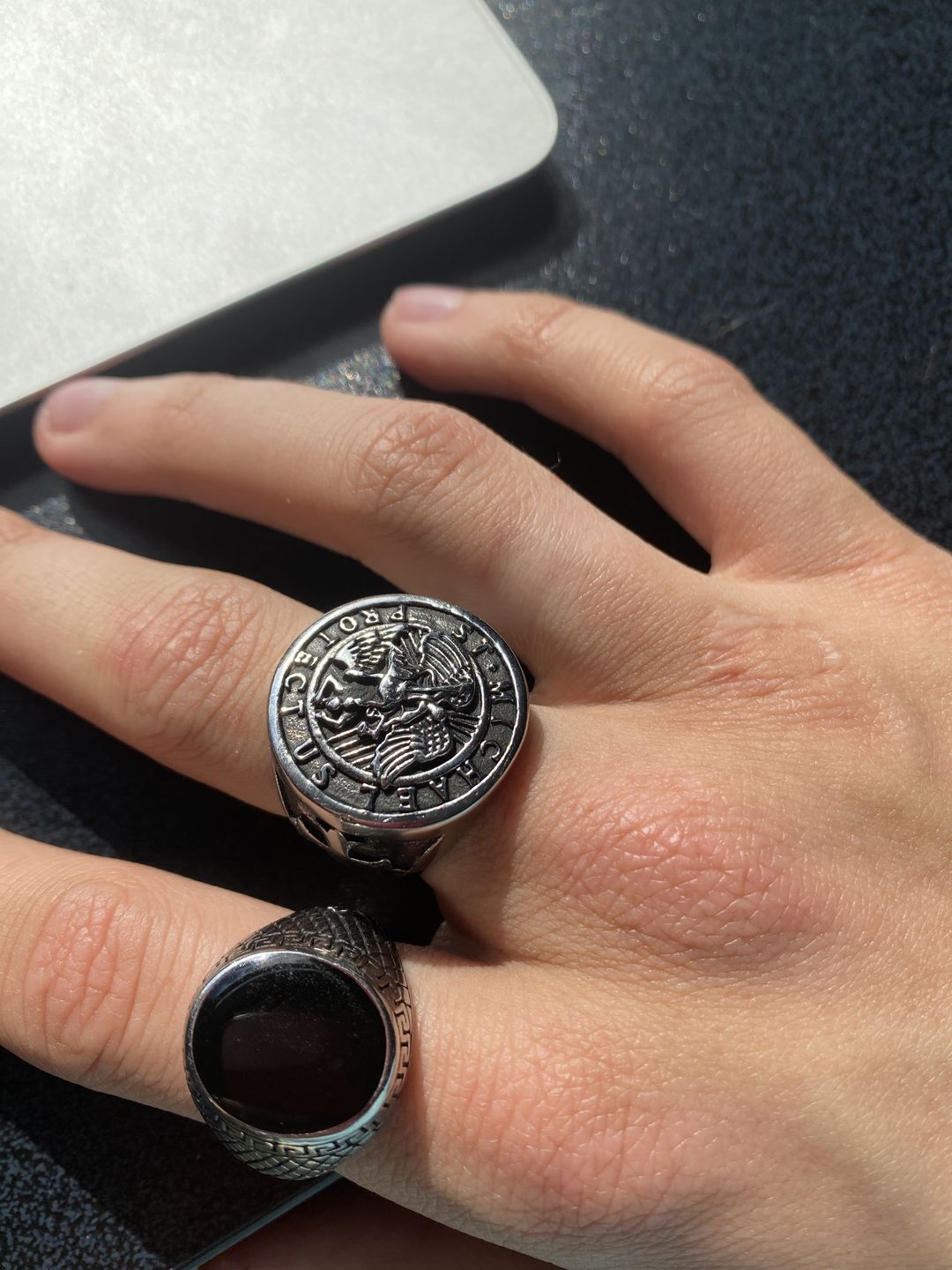 Customer photo review of SAINT MICHAEL.