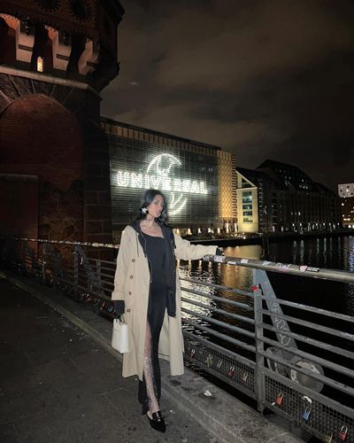 Customer photo review of Mesh One Sleeve Flared Leg Boiler Suit