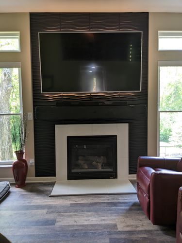 Customer photo review of Distressed Mantels