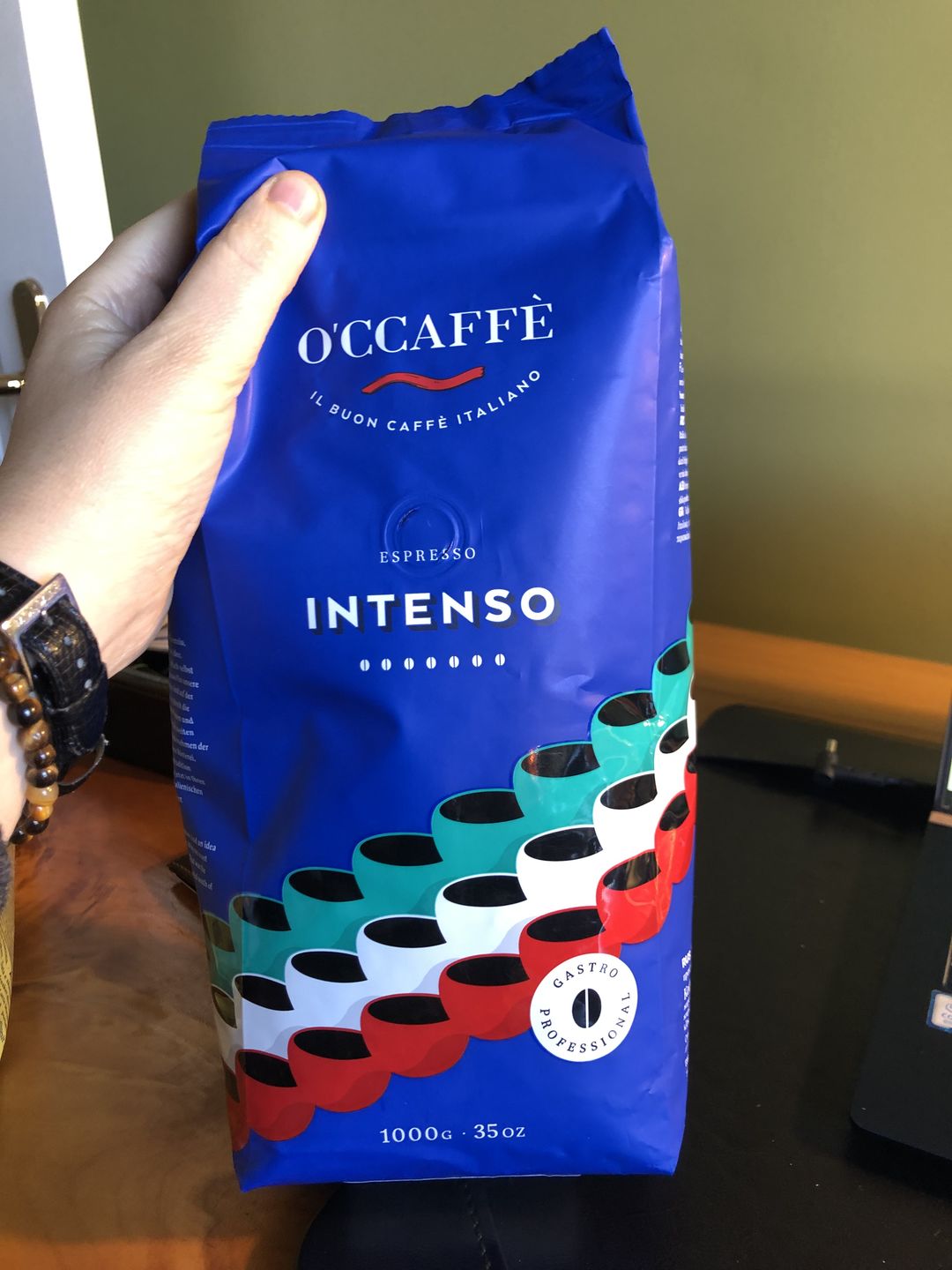 Customer photo review of Occaffe Grano Intenso Professional 1kg