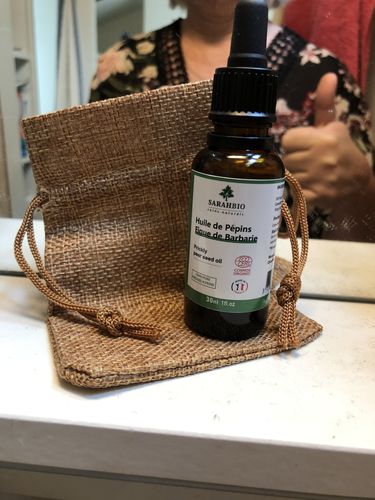 Customer photo review of Sarahbio - huile de pépins de figue de barbarie - 30 mL