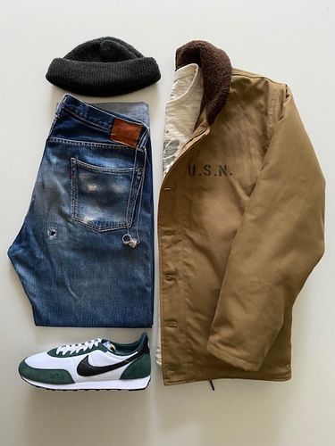 Customer photo review of 1940s US Navy N-1 Deck Jacket - Cost-effective Version