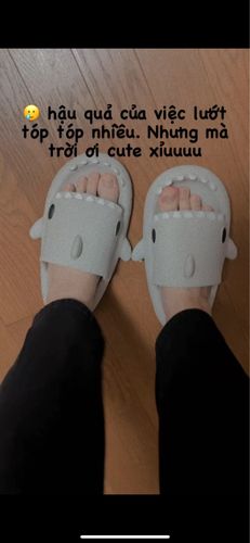 Customer photo review of Sharks Slippers Color Wars