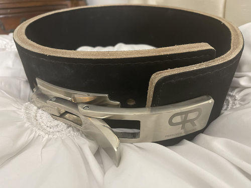 Customer photo review of PR Powerlifting 13mm Belt w/ Stainless Steel Lever Buckle - Black
