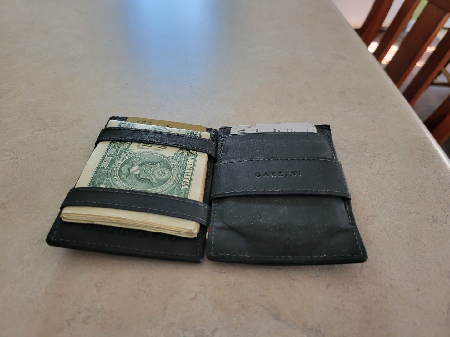 Customer photo review of Cavare Magic Wallet Card Sleeves