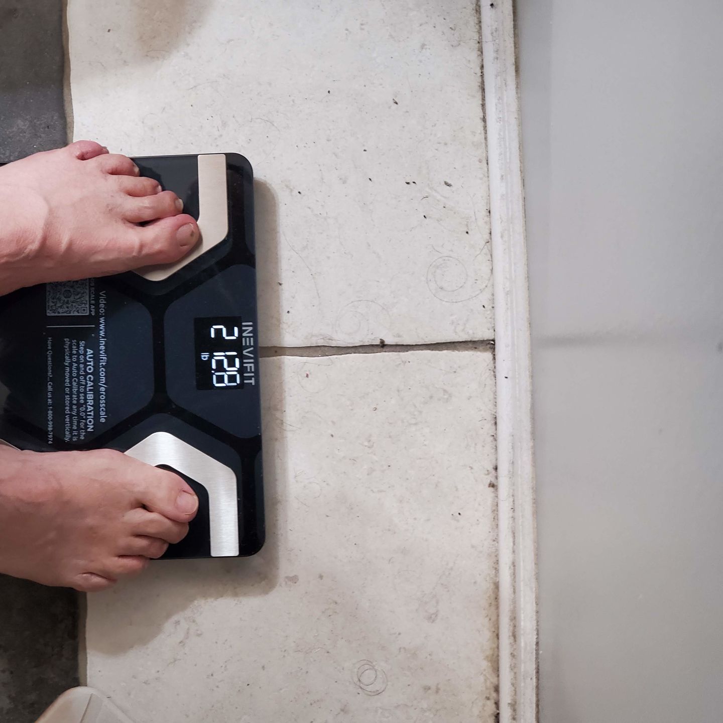 Customer photo review of INEVIFIT | Eros Smart Body Fat Scale