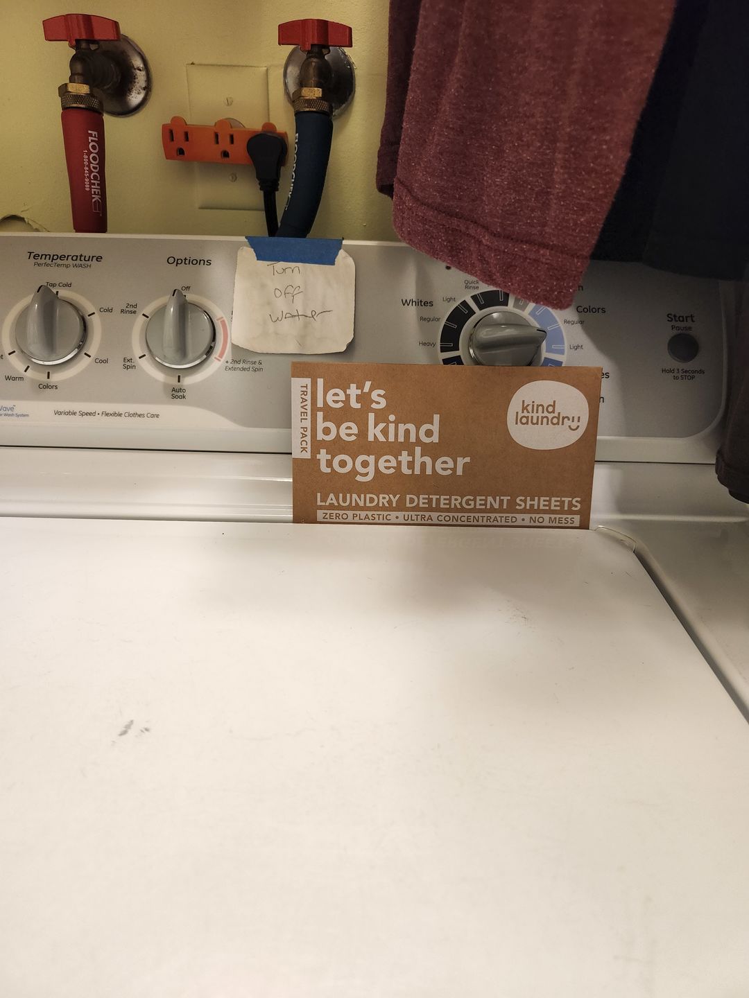 Customer photo review of Laundry Soap Sheets (Travel Pack) - Fragrance Free (6 Sheets/Loads)