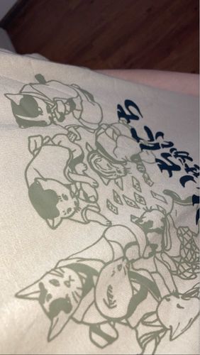 Customer photo review of Harajuku Style "Cat Games" Tee