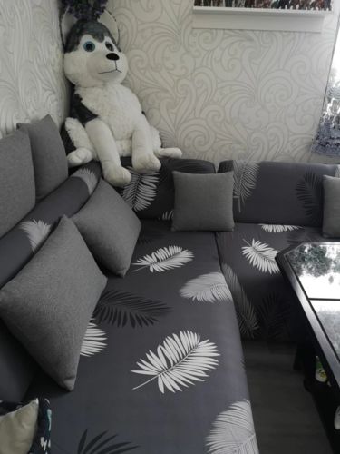 Customer photo review of L-Shaped Sofa Covers (Left Chase)