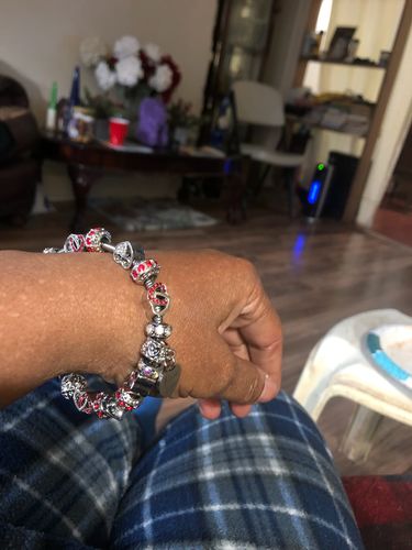 Customer photo review of I Love You Bracelet