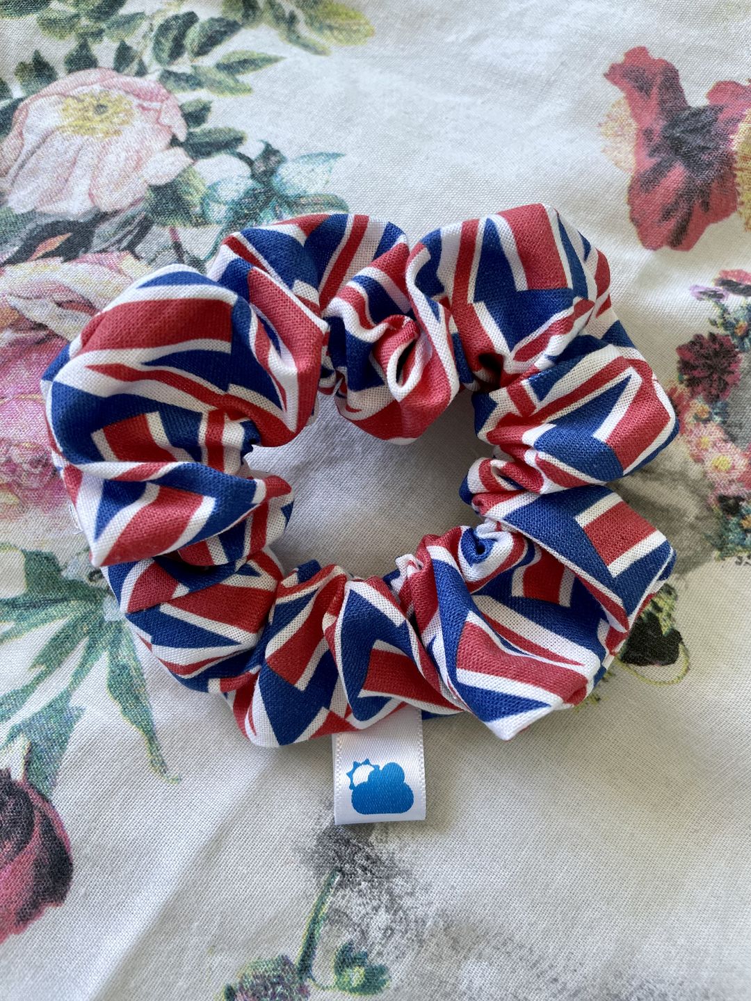 Customer photo review of Diagonal Union Jack Cotton Fabric