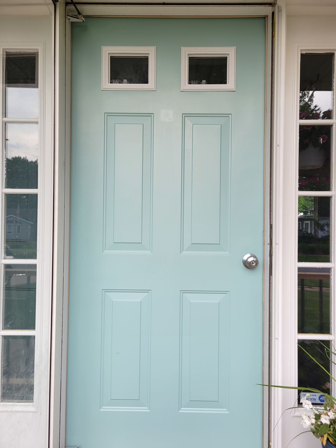 Customer photo review of Clear 1 Lite Glass and Frame Kit (6" x 8" Glass Size)