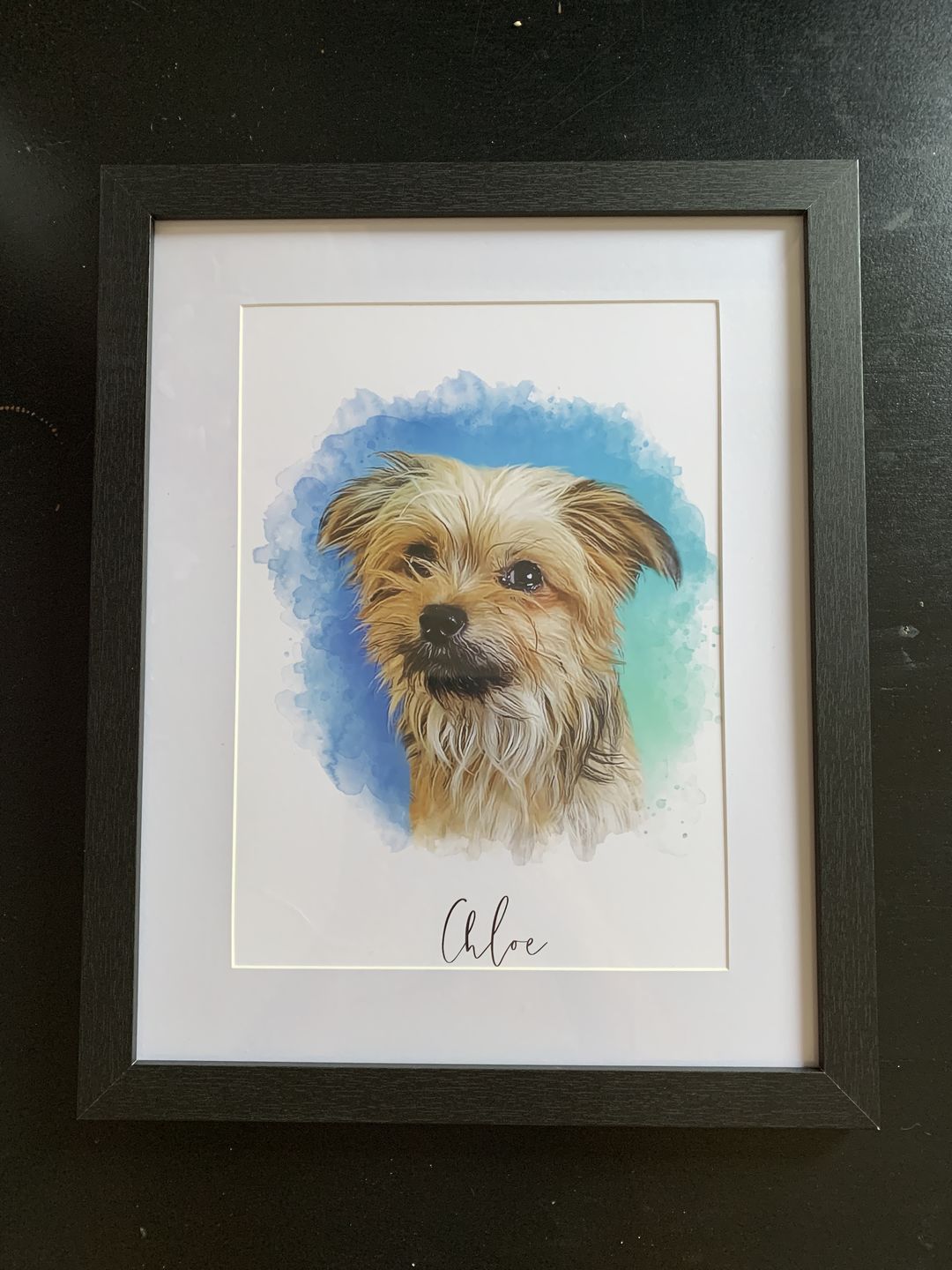 Customer photo review of Portrait deines Tieres im Wasserfarben-Stil