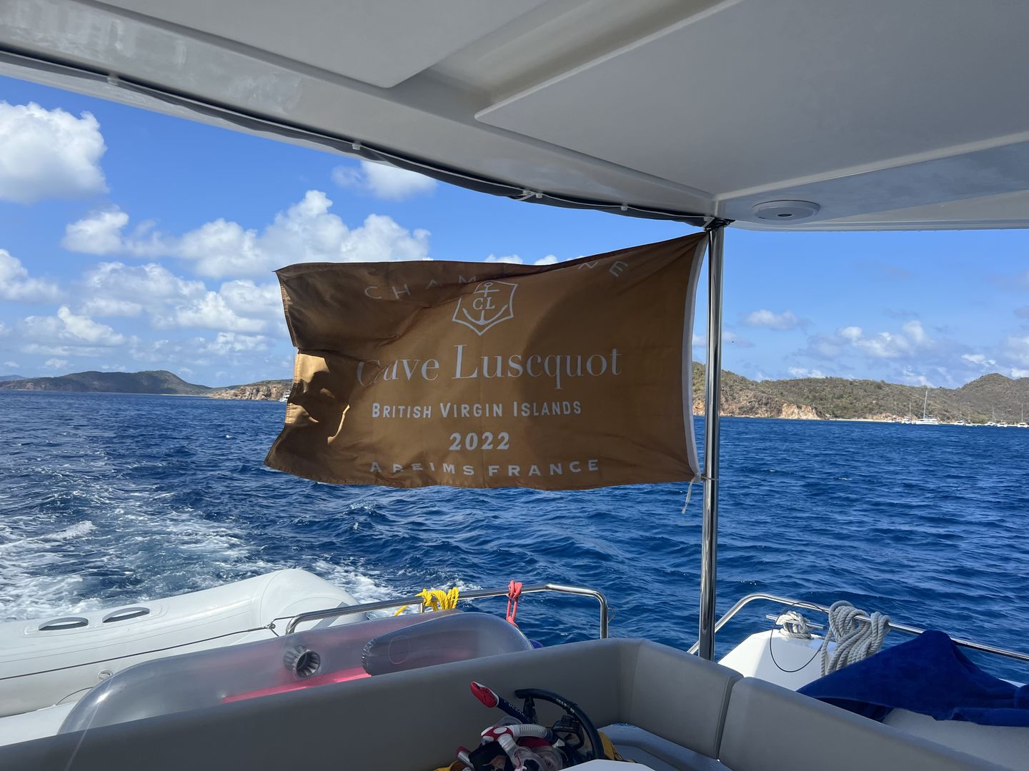 Customer photo review of Custom Boat Flags