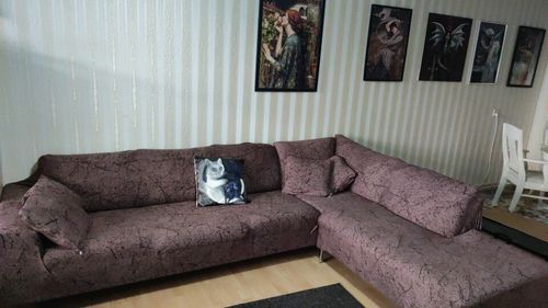 Customer photo review of L-Shaped Sofa Covers (Left Chase)