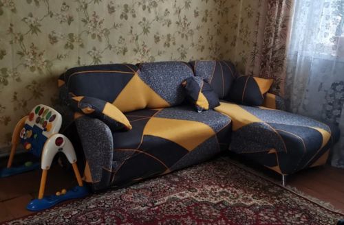 Customer photo review of L-Shaped Sofa Covers (Left Chase)