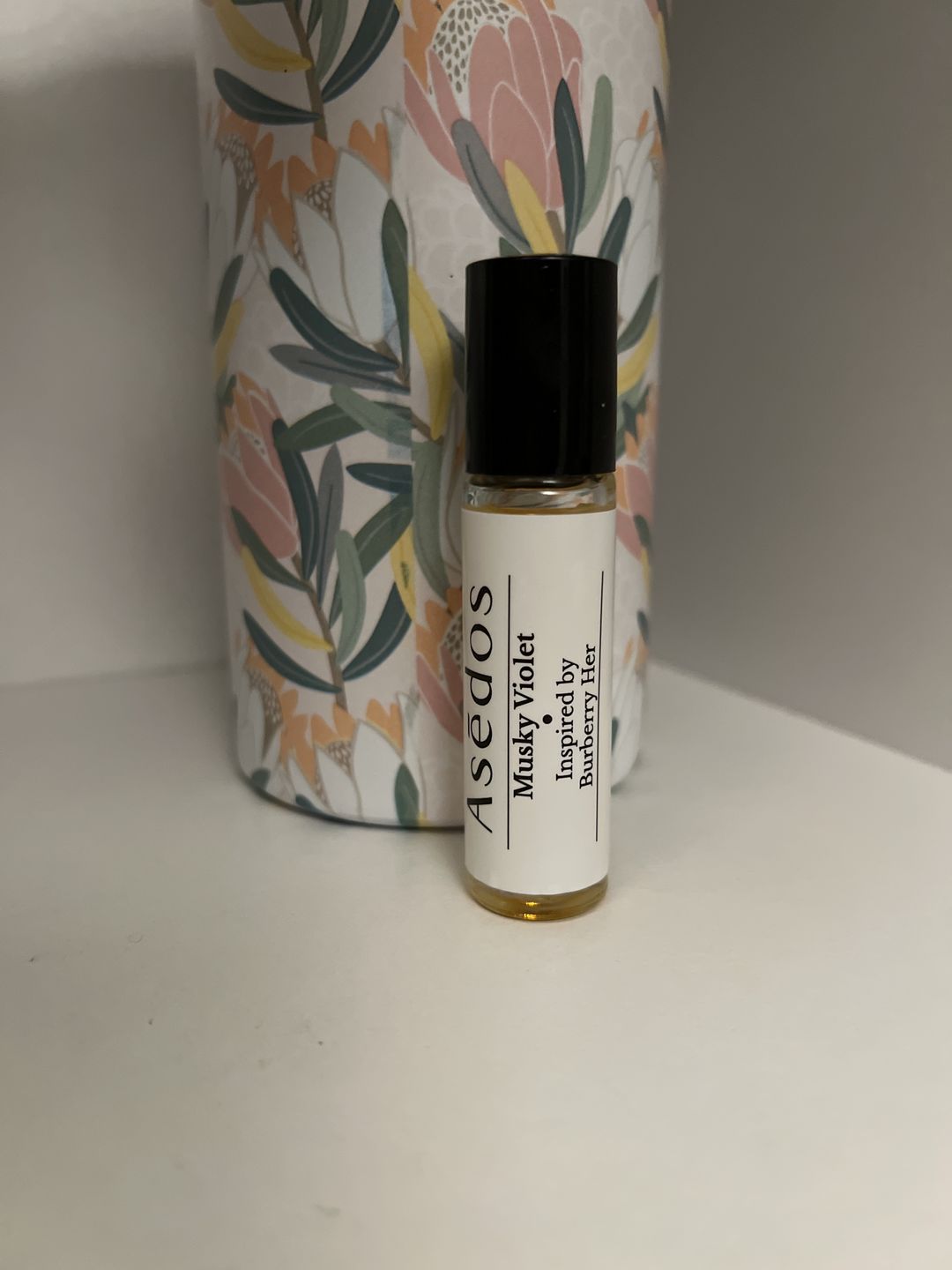 Customer photo review of MUSKY VIOLET PERFUME OIL