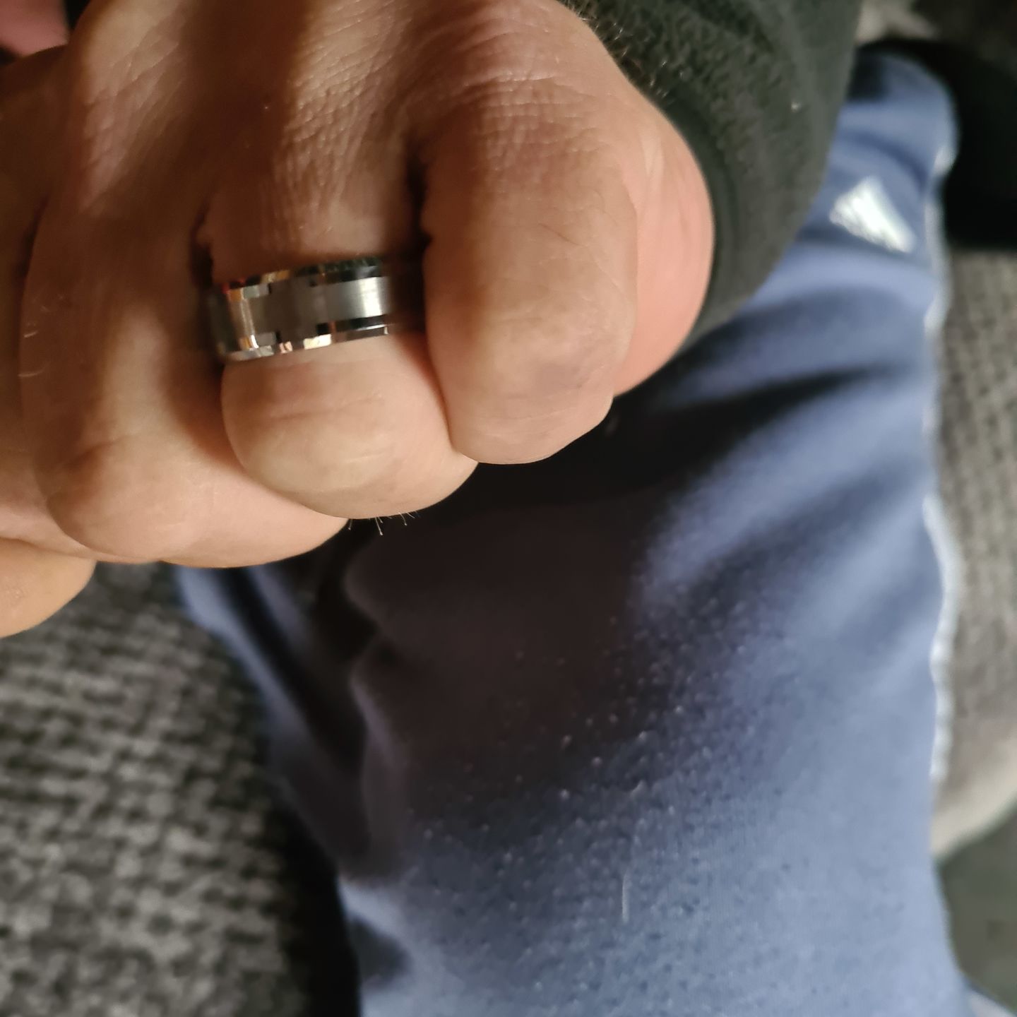 Customer photo review of Brushed 8mm Wonder Ring [NEW]