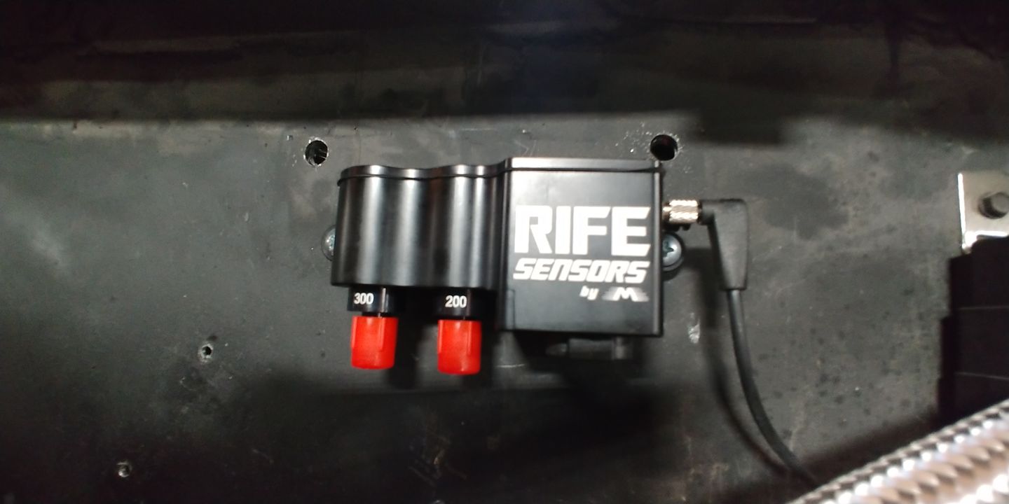 Customer photo review of 1/8" NPT RIFE Liquid Temp Sensor M5 Connector 52-1211 (Coolant, Water Oil, Trans Fluid, Fuel)