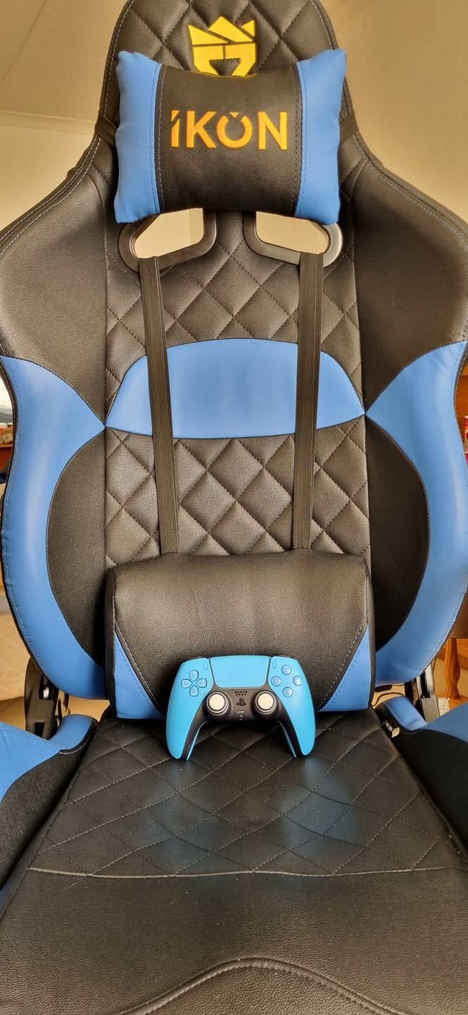 Customer photo review of PlayStation 5 (PS5) DualSense Wireless Controller - Starlight Blue