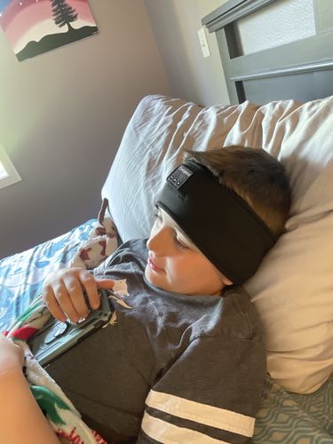 Customer photo review of CozyBand Wireless Headphones