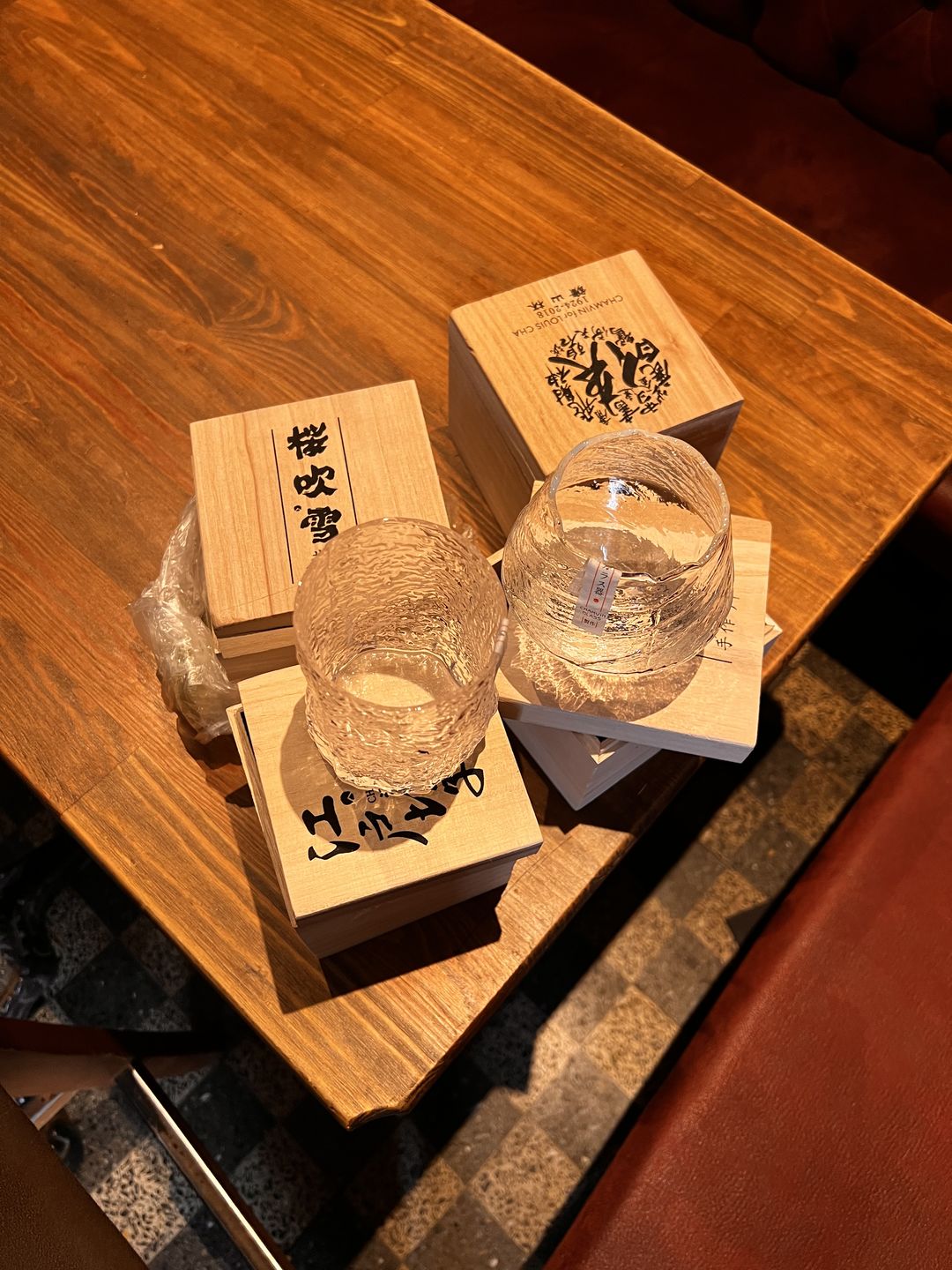 Customer photo review of Suisei - Handmade Japanese EDO Kiriko Whiskey Glass
