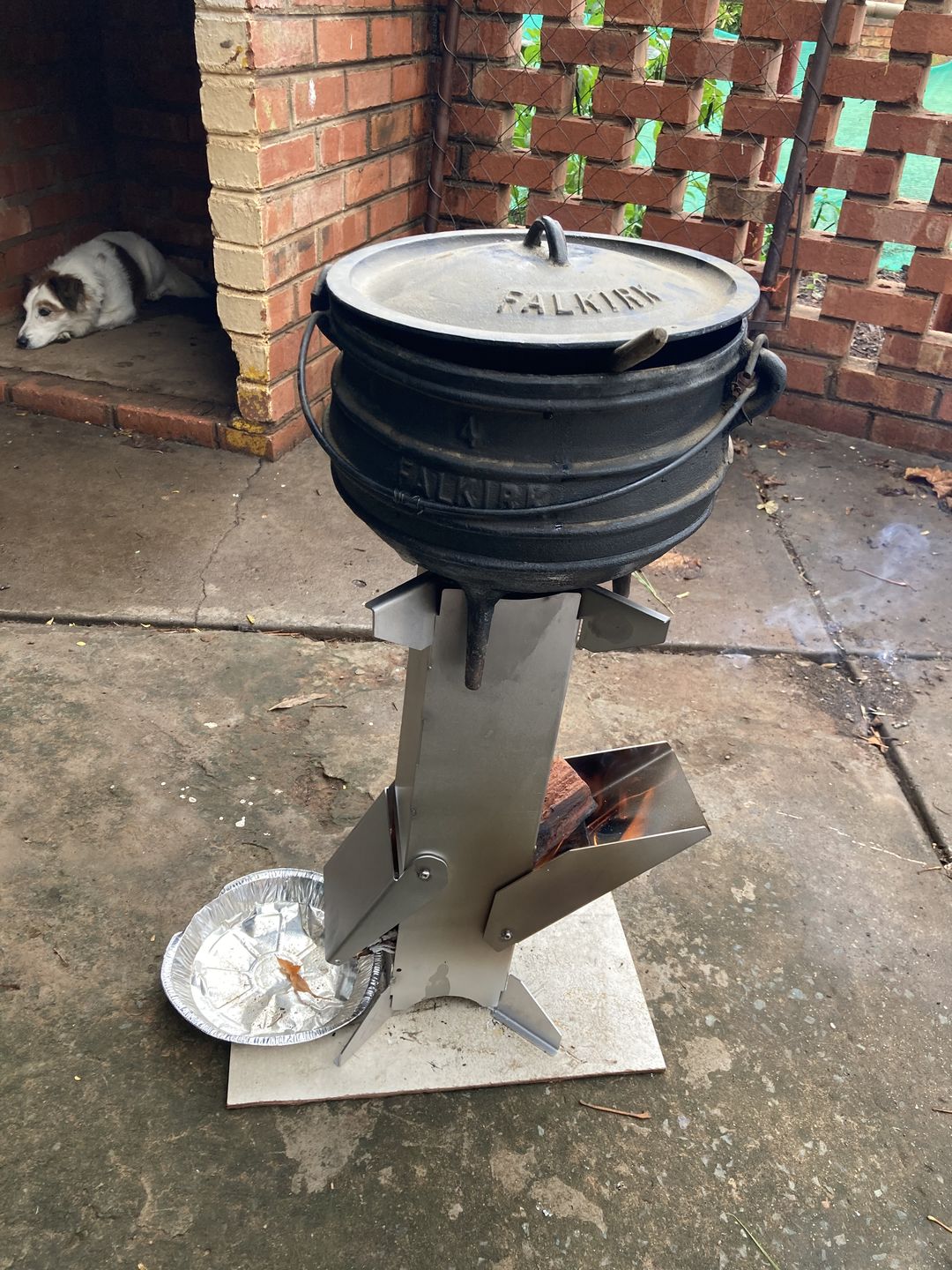 Customer photo review of BraaiPlank™ ROCKETSTOVE+