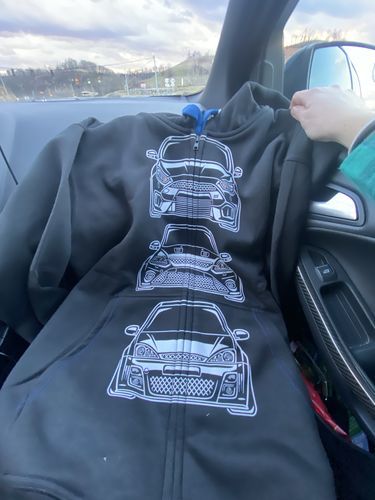 Customer photo review of Ford Focus RS Hoodie