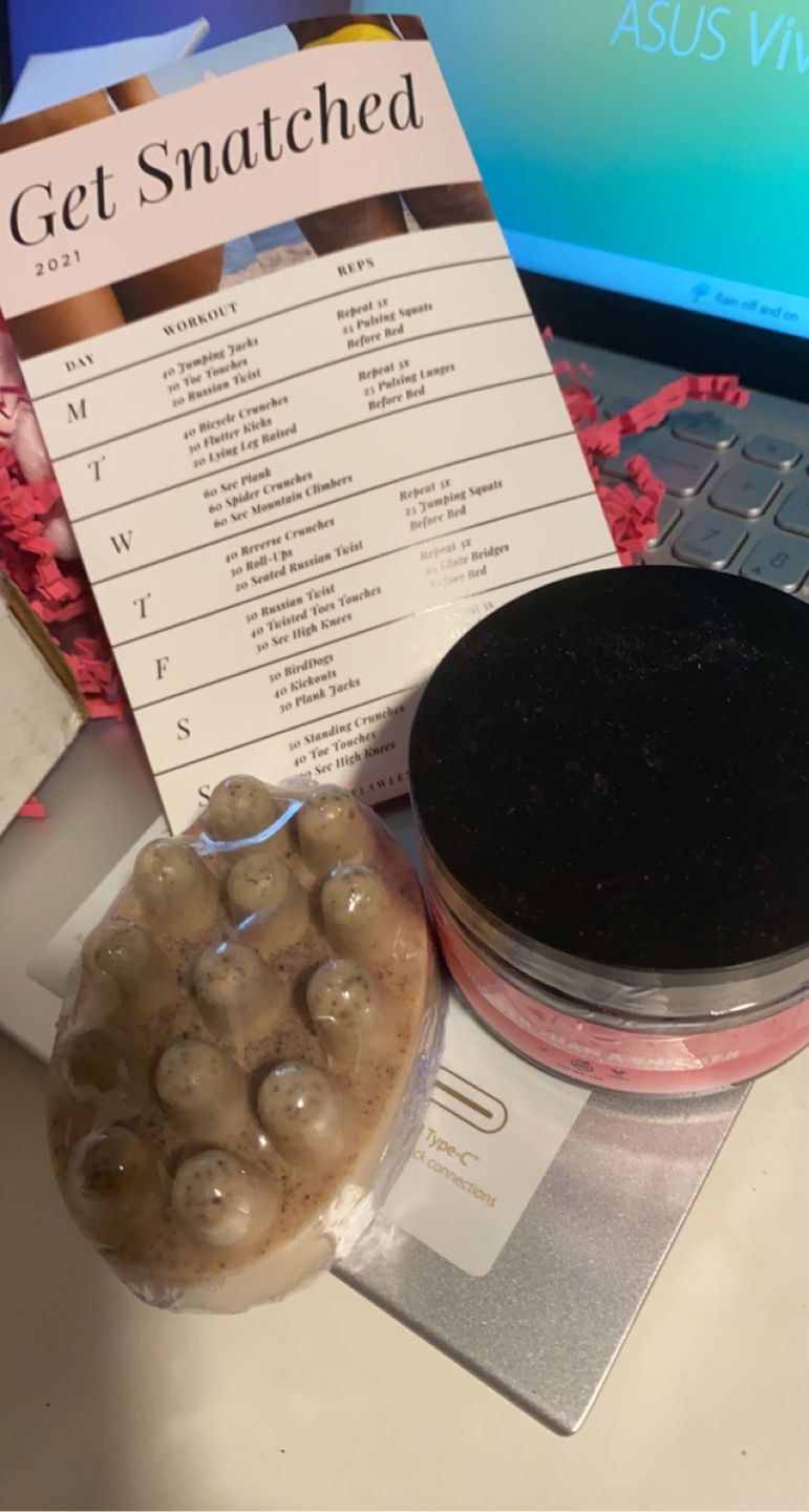 Customer photo review of Growth Bundle | Curve Enhancing Soap Bar & Cream