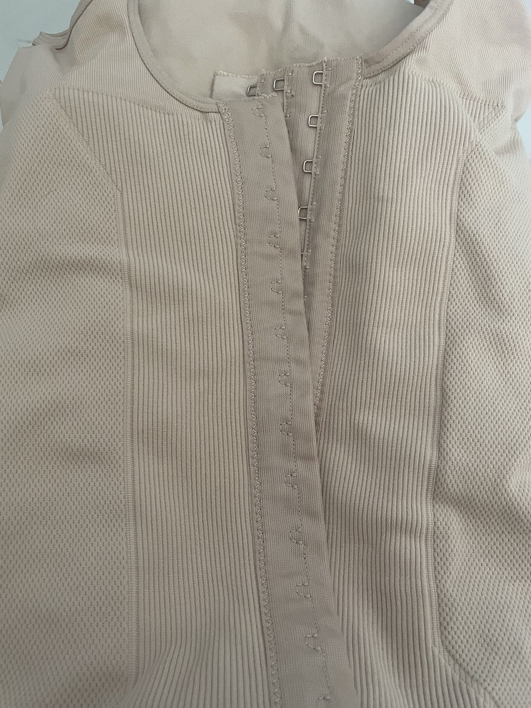 Customer photo review of Microfiber Shoulder Straps Back Support Waist and Abdomen Control Corset