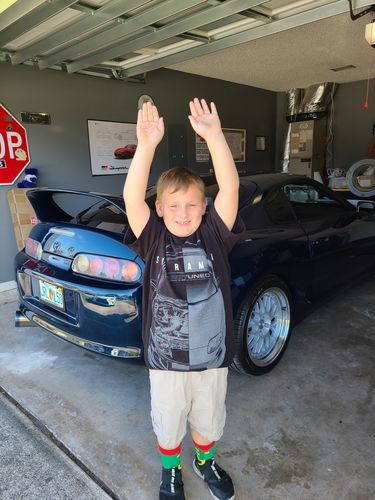 Customer photo review of Toyota Supra Split Tee
