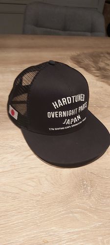 Customer photo review of Hardtuned Overnight Parts Trucker Cap