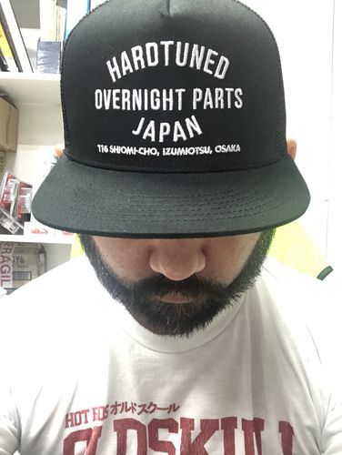 Customer photo review of Hardtuned Overnight Parts Trucker Cap